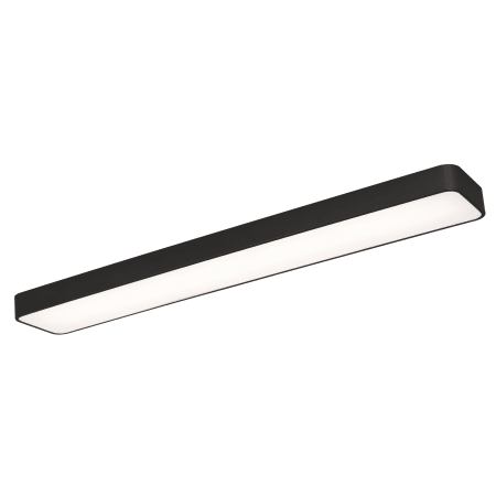 AFX Bailey 2 Light 46" Wide LED Flush Mount Ceiling Fixture Black