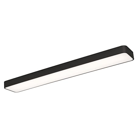 AFX Bailey 2 Light 46" Wide LED Flush Mount Ceiling Fixture Black