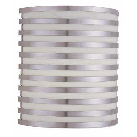 AFX Bilbao 2 Light 11" Tall Wall Sconce Satin Nickel / White