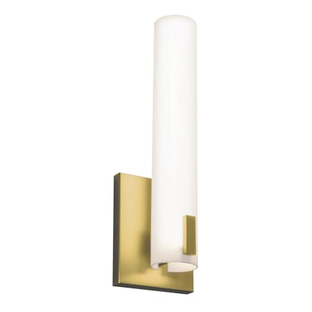 AFX Bowen 14" Tall LED Wall Sconce Satin Brass