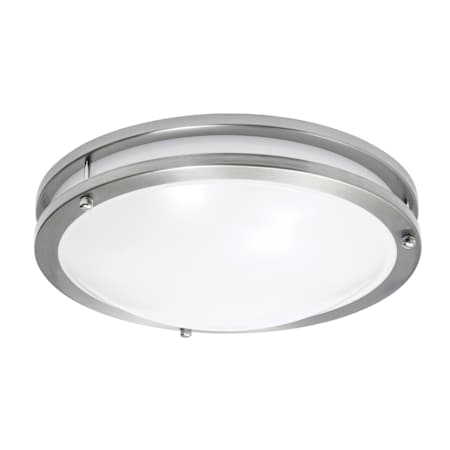 AFX Carlisle 12" Wide LED Flush Mount Bowl Ceiling Fixture Satin Nickel