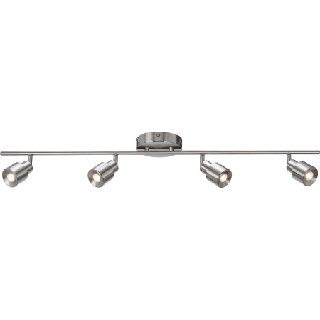 AFX Chappelle 37" Wide LED Fixed Rail Ceiling Fixture Satin Nickel