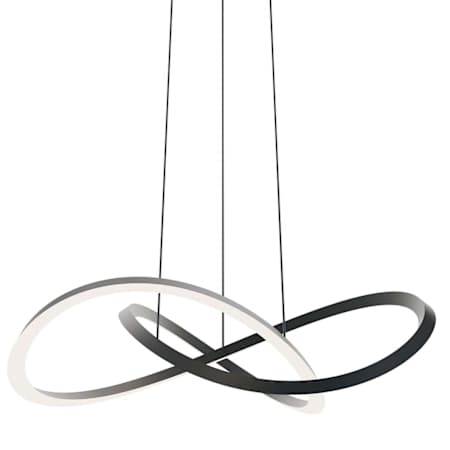 AFX Celeste 24" Wide Suspension Pendant Black