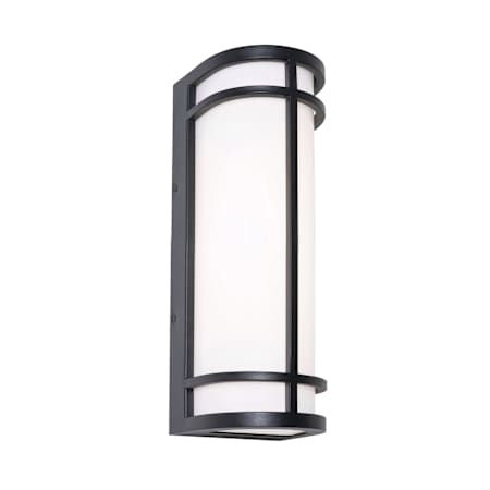 AFX Crain 16" Tall Outdoor Wall Sconce Black