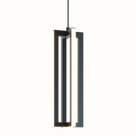AFX Cass 12" Tall LED Mini Pendant Black