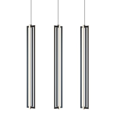 AFX Cass 36" Wide LED Linear Pendant - 12000 lm, 3000K, 90 CRI, 108W Black