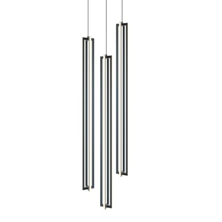 AFX Cass 18" Wide LED Multi Light Pendant - 12000 lm, 3000K, 90 CRI, 120W Black