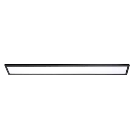 AFX Delgado 48" Wide 277 Volt Linear LED Panel Black / Frosted