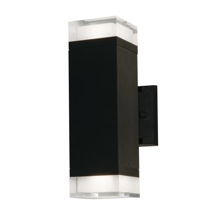 AFX Edmund 2 Light 12" Tall LED Outdoor Wall Sconce Black