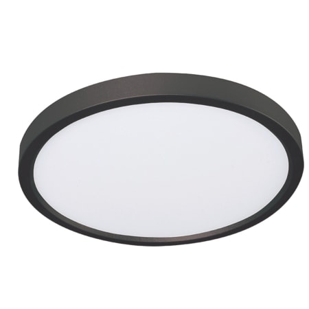 AFX Edge 12" Wide LED Flush Mount Ceiling Fixture Black
