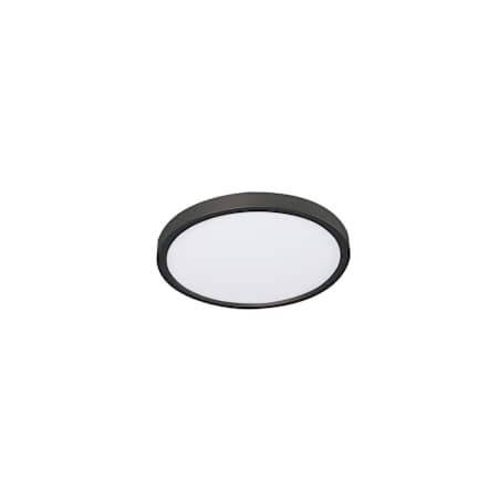 AFX Edge Round 12" Wide LED Flush Mount Ceiling Fixture Black