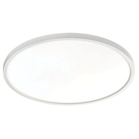 AFX Edge Round 16" Wide LED Flush Mount Drum Ceiling Fixture - 120 Volts White