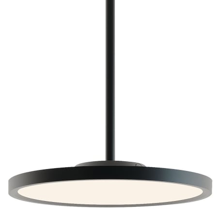 AFX Edge Round 16" Wide LED Commercial Pendant Black