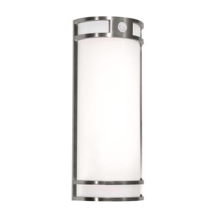 AFX Elston 18" Tall LED Outdoor Wall Sconce with Photocell Brushed Aluminum
