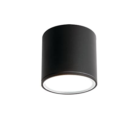 AFX Everly 4" Wide LED Flush Mount Outdoor Ceiling Fixture Black