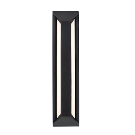 AFX Fulton 18" Tall Outdoor Wall Sconce Black