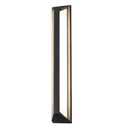 AFX Fulton 24" Tall LED Wall Sconce Black