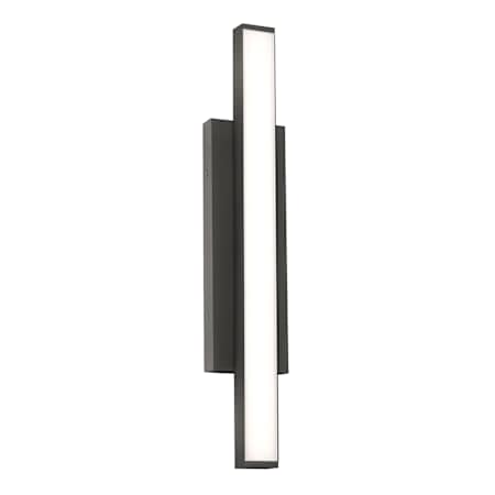 AFX Gale 24" Tall LED Wall Sconce Textured Black