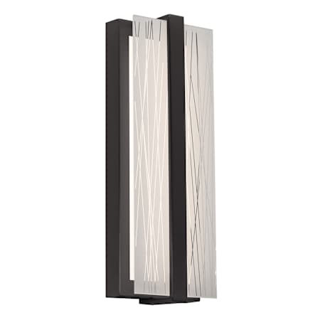 AFX Gallery 14" Tall LED Wall Sconce Black