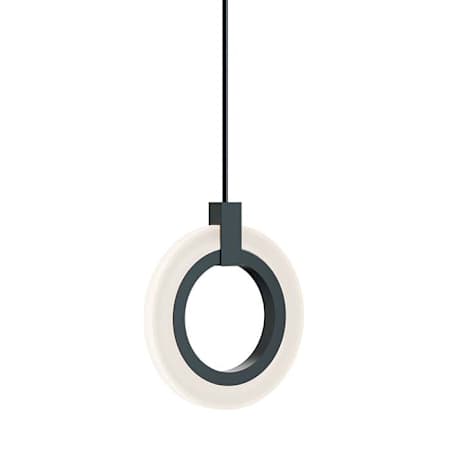 AFX Halo 8" Wide Mini Pendant Black