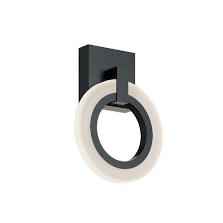 AFX Halo 11" Tall Wall Sconce Black