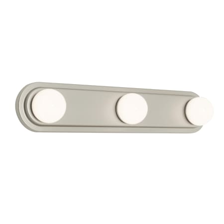AFX Hollywood 3 Light 24" Wide Integrated LED Vanity Strip Satin Nickel