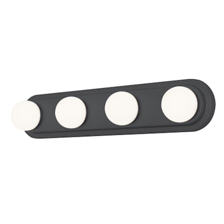 AFX Hollywood 4 Light 24" Wide Vanity Light Black / White