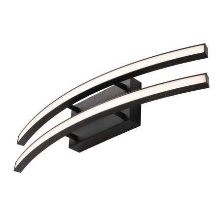 AFX Harper 2 Light 24" Wide Integrated LED Bath Bar Black