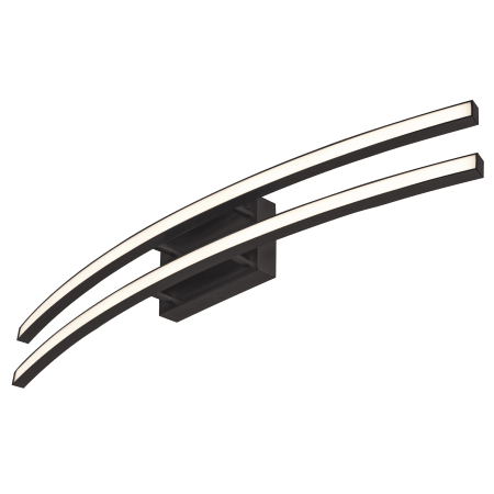 AFX Harper 2 Light 36" Wide LED Bath Bar Black