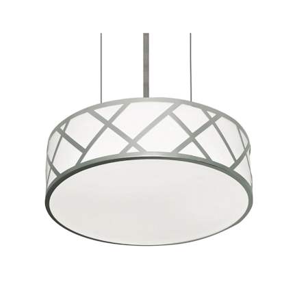 AFX Haven 21" Wide LED Pendant Satin Nickel / White