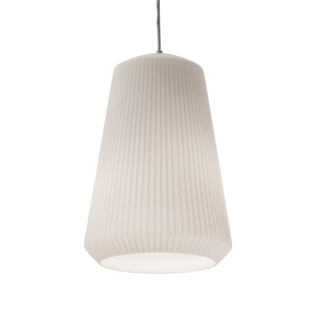 AFX Isla Single Light 11" Wide Pendant White