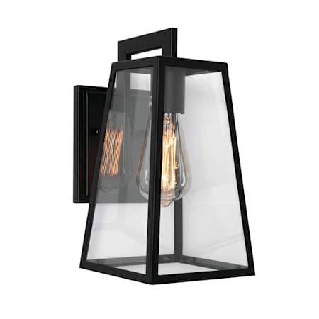 AFX Joplin 12" Tall Outdoor Wall Sconce Black