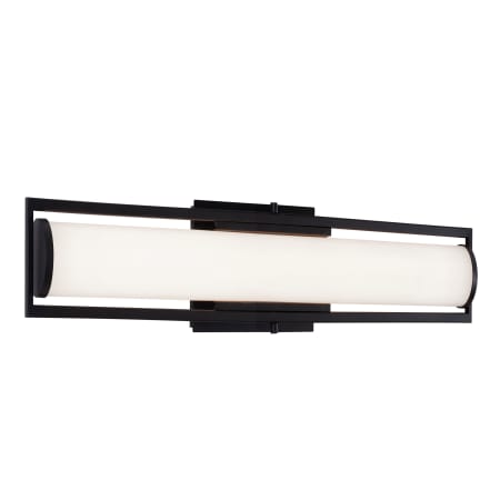 AFX Vanity 36" Wide LED Bath Bar with White Acrylic Shade Black