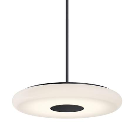 AFX June 6" Wide LED Mini Pendant Black