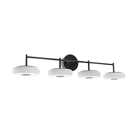 AFX June 4 Light 41" Wide LED Vanity Light Black