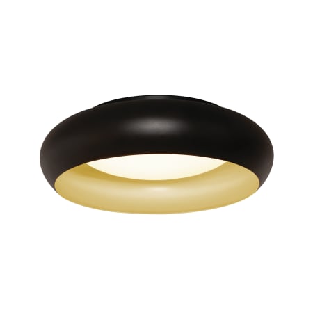 AFX Kayce 15" Wide LED Flush Mount Ceiling Fixture Black