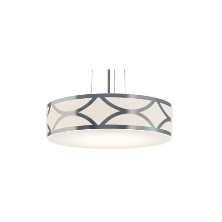 AFX Lake 20" Wide LED Suspension Pendant Nickel / White