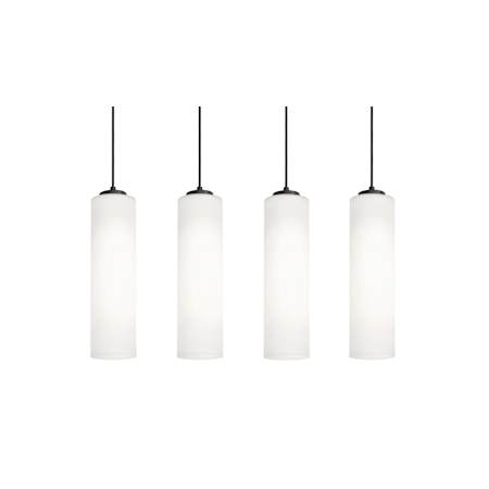 AFX Leo 4 Light 36" Wide Multi Light Pendant Black