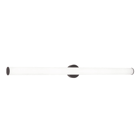 AFX Leia 48" Wide LED Bath Bar with White Acrylic Shade Black / Frosted