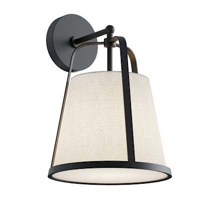 AFX Lizzette 15" Tall Wall Sconce Black
