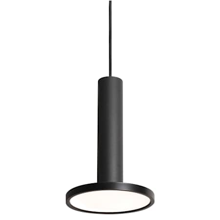 AFX Luna 8" Wide Mini Pendant Black / White