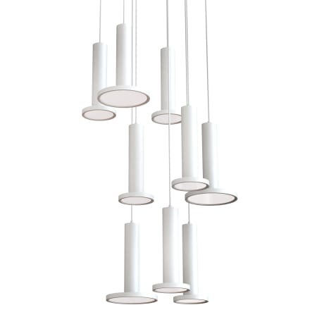 AFX Luna 24" Wide LED Multi Light Pendant White