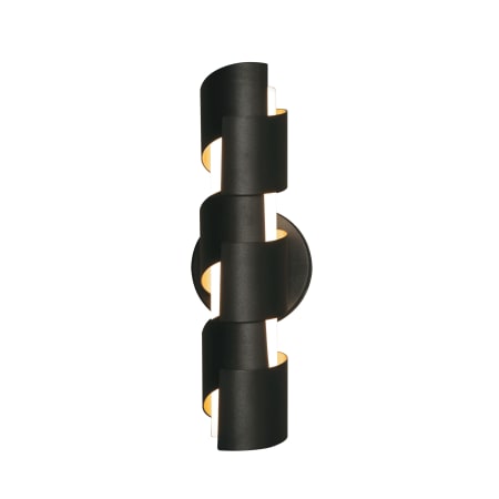 AFX Louie 4" Tall LED Wall Sconce Black