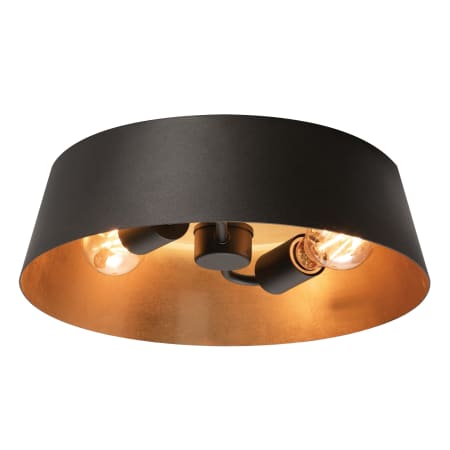 AFX Lyric 2 Light 14" Wide Flush Mount Ceiling Fixture Gold