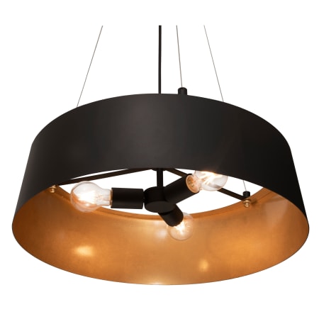 AFX Lyric 3 Light 22" Wide Suspension Pendant Gold