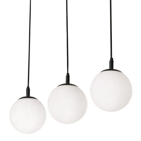 AFX Loretto 3 Light 36" Wide Linear Pendant Black