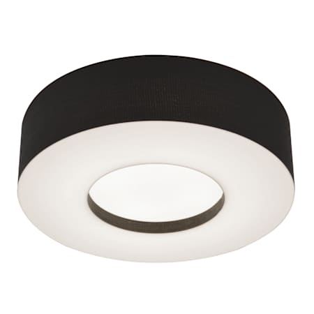AFX Montclair 19" Wide LED Flush Mount Drum Ceiling Fixture Black