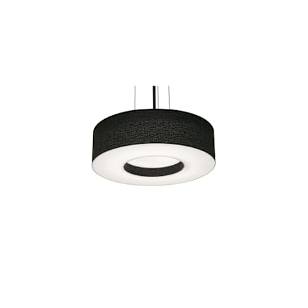 AFX Montclair 2 Light 12" Wide Pendant Black / White
