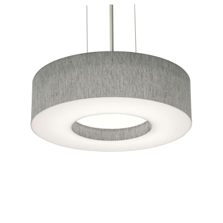 AFX Montclair 2 Light 13" Wide Suspension Pendant with Laminated Shade Satin Nickel