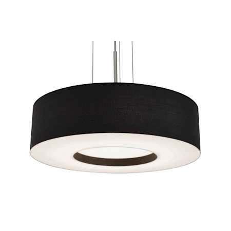 AFX Montclair 15" Wide LED Pendant Satin Nickel / Black